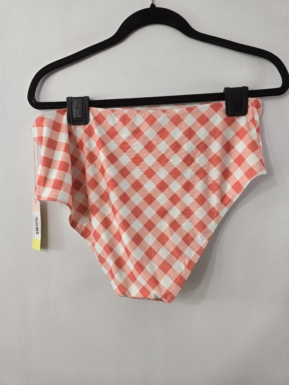 Summersalt The Jetsetter Bikini Bathing Suit Orange Gingham Check Plaid NWT 16 - Picture 11 of 13